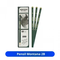 Pensil Montana 2B / Pensil Tulis / Pensil Sekolah / Pensil 2B